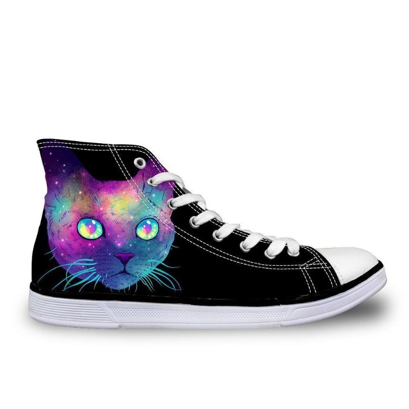 3d Søt Lerret Galakse Katt