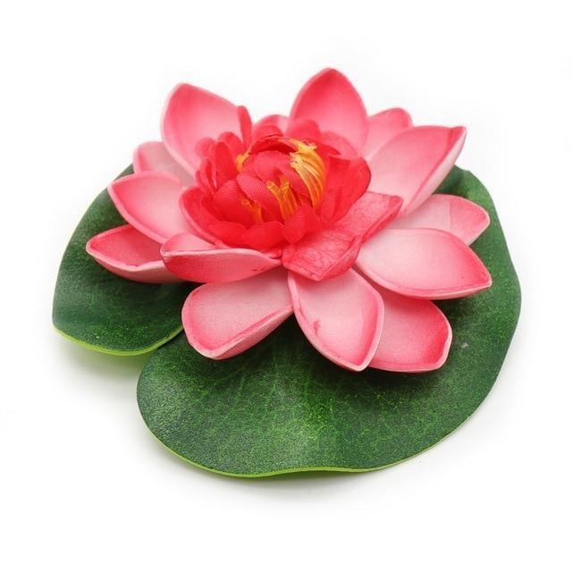 5 Stk Kunstig Lotus Vannlilje Flytende Blomst
