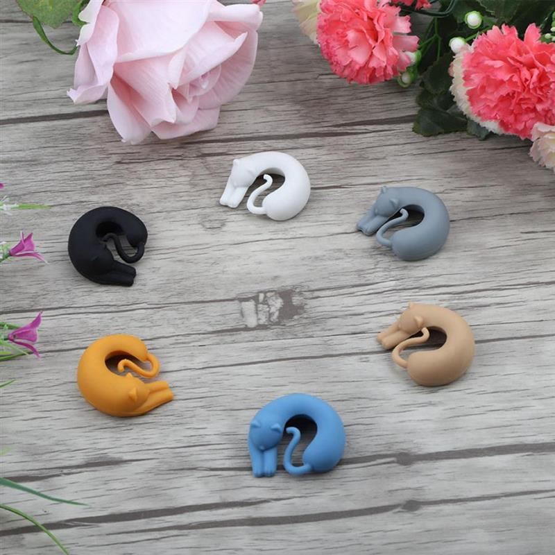 6 Stk Kattdesign Vinglass Sjarm