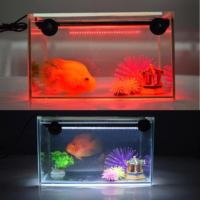 Akvariefisk Tank Ledet Akvatisk Lampe Med Fjernkontroll