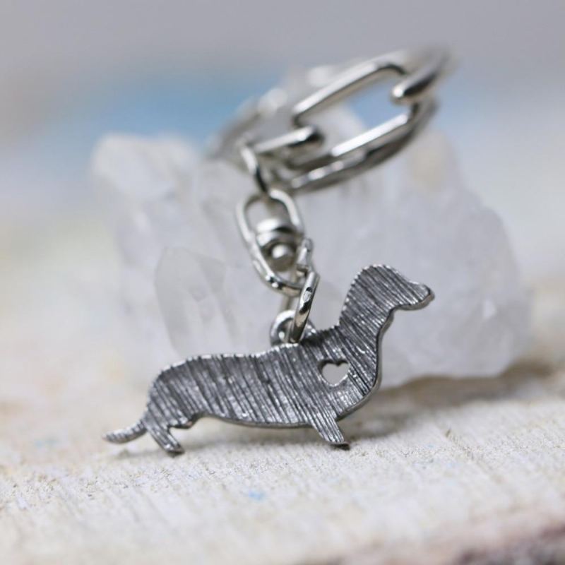 Dachshund Nøkkelring