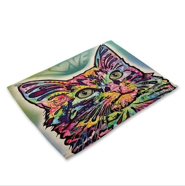 Fargerik Kattdesign Placemat