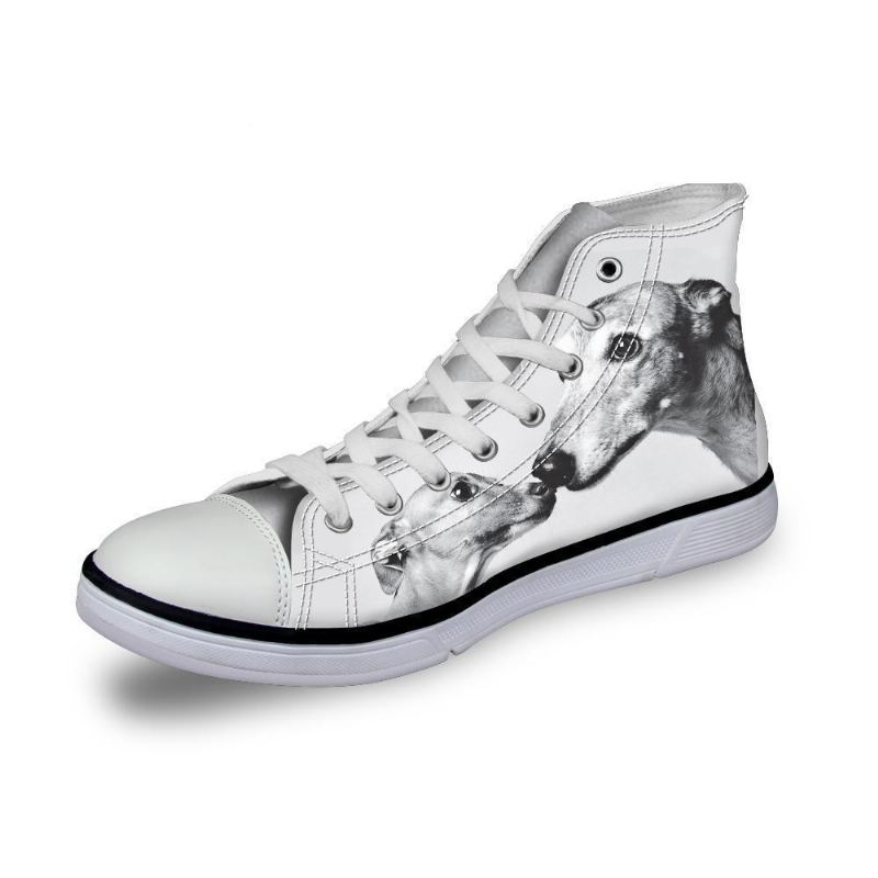 Fasjonable High Top Kvinner 3d Hundesko