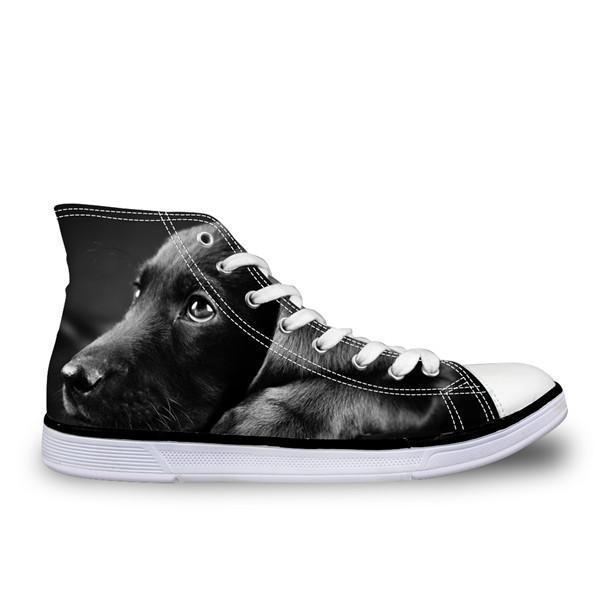 Fasjonable High Top Kvinner 3d Hundesko