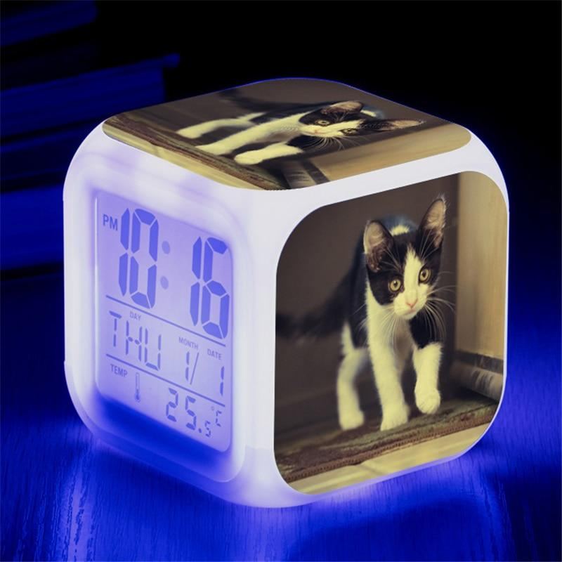 Katt Digital Vekkerklokke