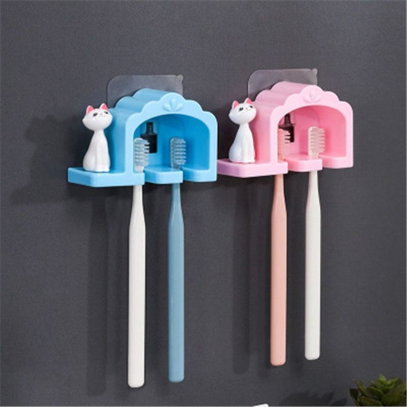 Kattdesign Dobbel Tannbørsteholder