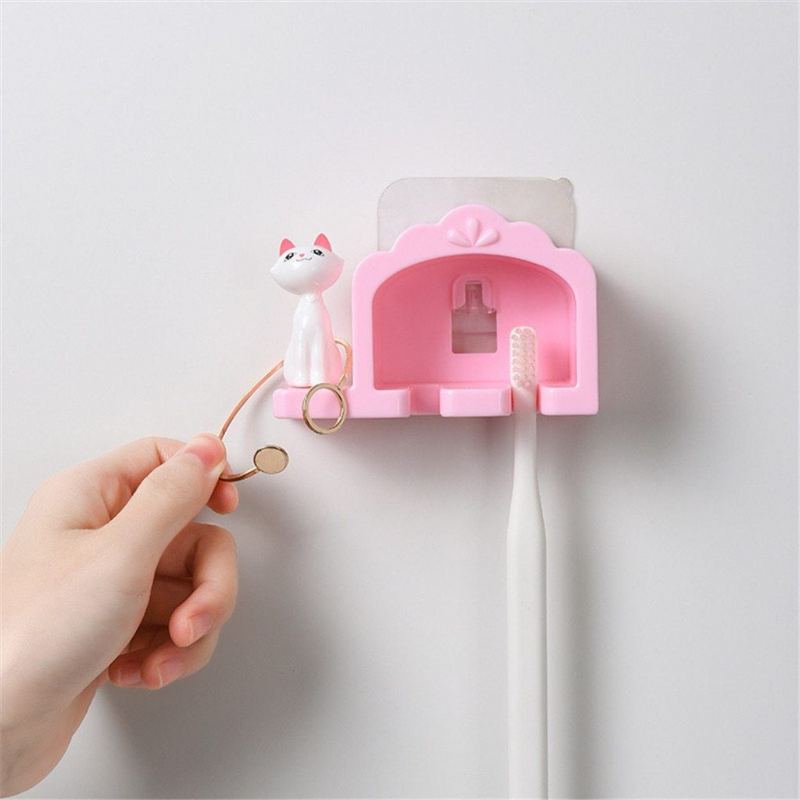 Kattdesign Dobbel Tannbørsteholder