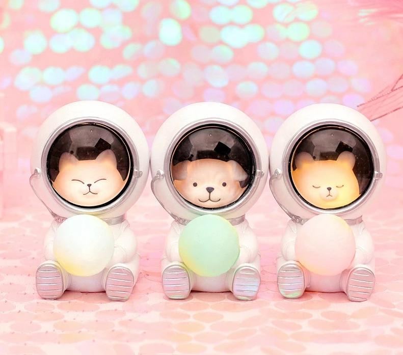 Kreative Dyreastronauter Nattlys