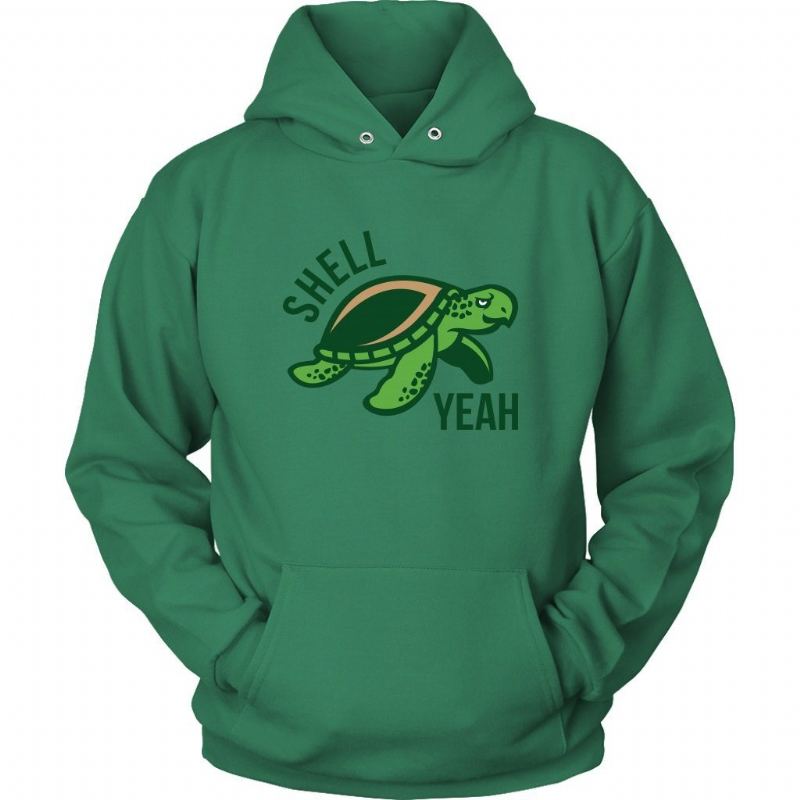 Shell Yeah Turtle Hoodie Design