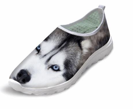 Søt Stil Hundetrykk Air Mesh Sko