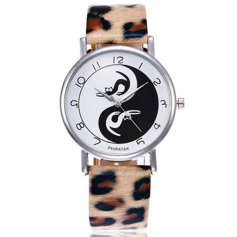 Yin Yang Katt Design Armbåndsur